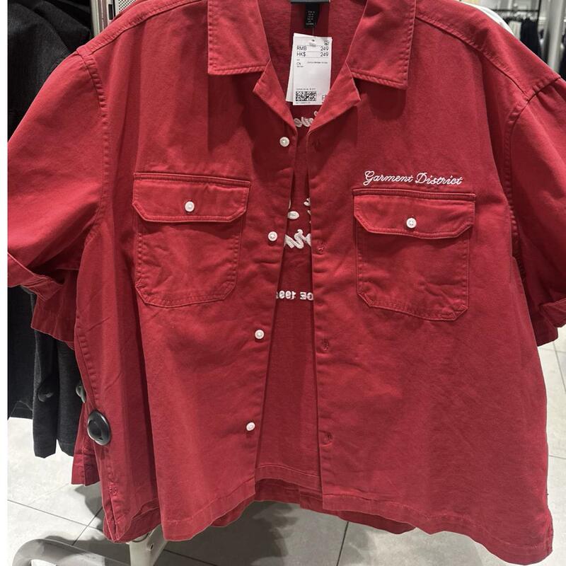 H Brand Genuine Men's Clothing, New March Model, Casual Short-Sleeve Work Shirt 1329140 in Stock