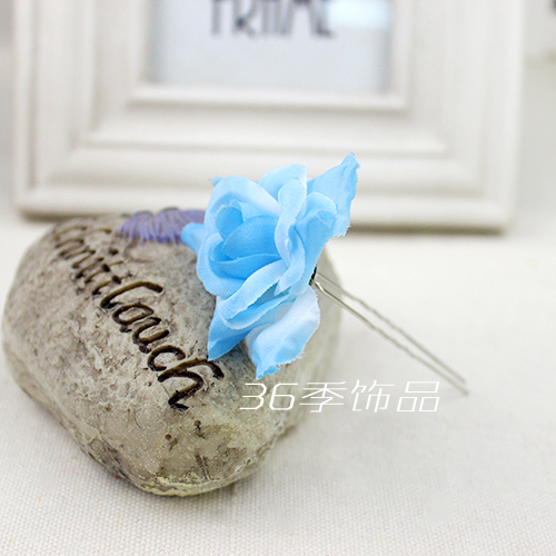 Cloth Simple Flowers Hair accessories(white) NHXW0113-white