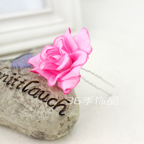 Cloth Simple Flowers Hair accessories(white) NHXW0113-white