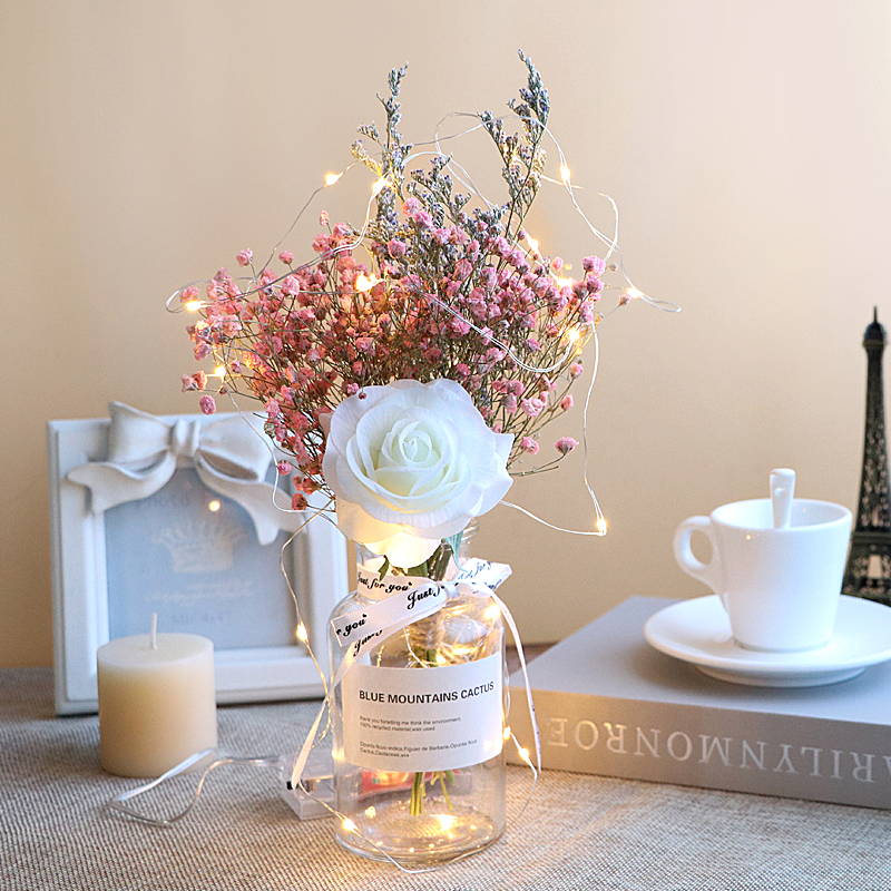 Chinese style is contracted ceramic vase furnishing articles living room table flower arranging household soft adornment zen simulation package