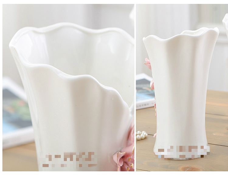 European ceramic vase furnishing articles sitting room simulation flower arranging flower flower implement creative home wine table decorations