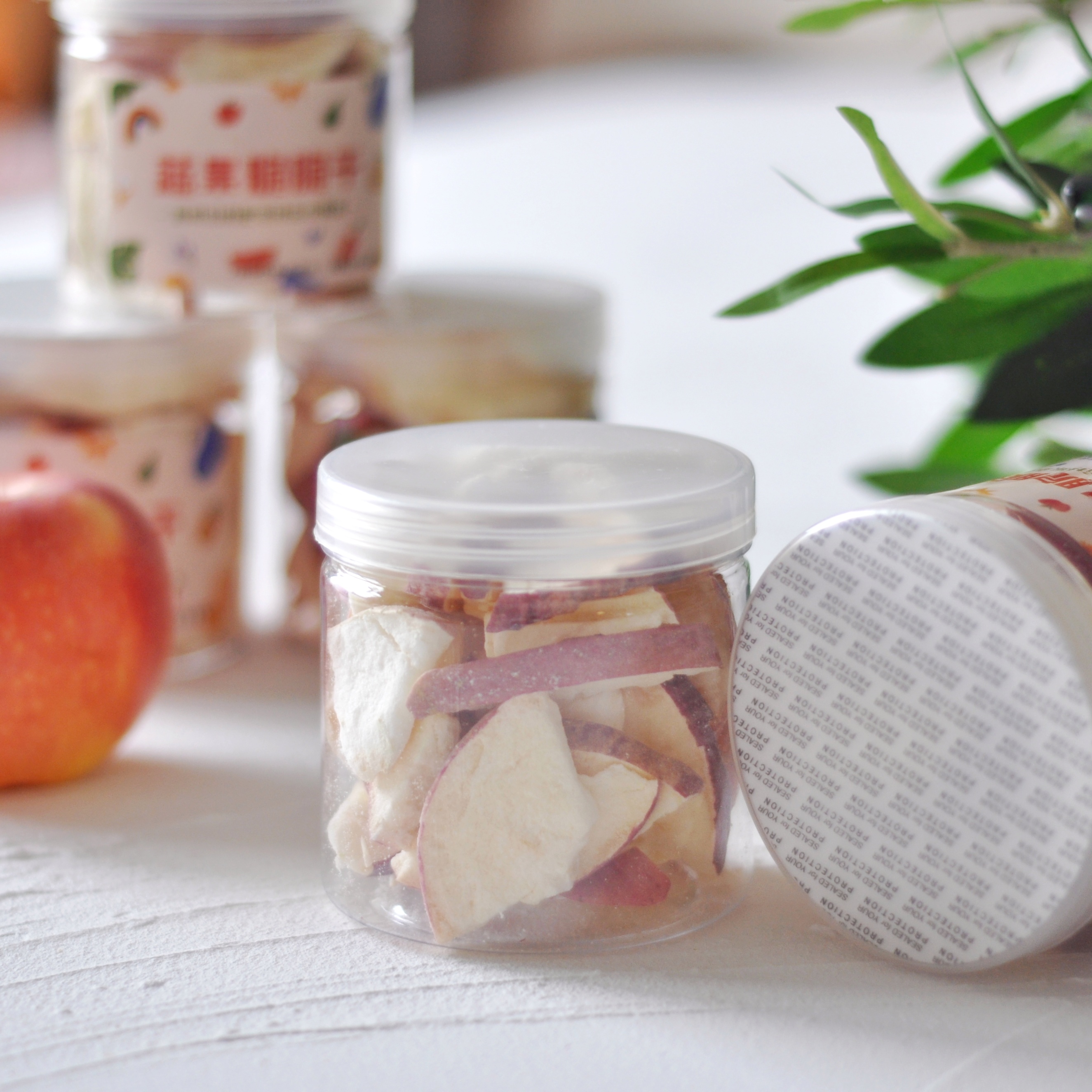 Rabbit Infested Dried Apple Chips Rabbit Snacks Dried Fruits and Vegetables Sugar-Free Healthy Hamster Chinchilla Guinea Pig 72g