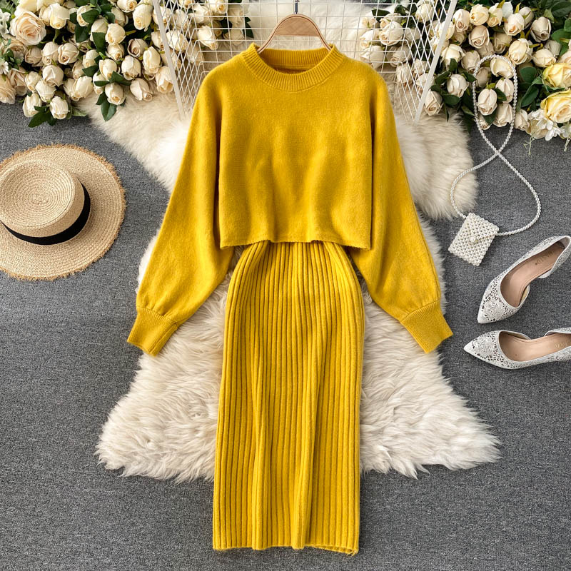 Daily Women's Simple Style Solid Color Blending Skirt Sets Skirt Sets display picture 2