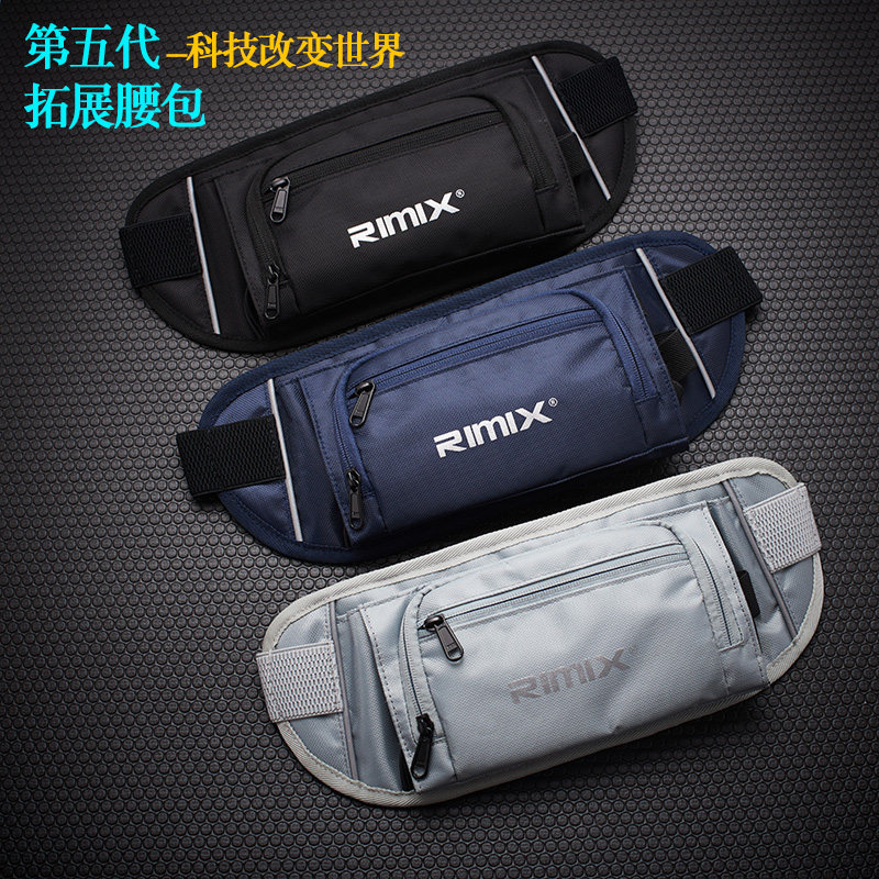 Retractable kettle PURSE STRINGS Outdoor Sport Waterproof Oxford Cloth Bag Mobile Phone Pocket Women Running Multifunction Canvas