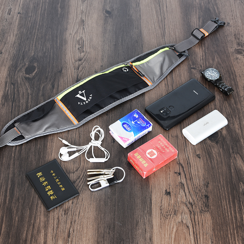 Hong Kong VL invisible running close-fitting sports purse men and women elastic tightness belts Multi-bag ultra-thin phone bag Fitness