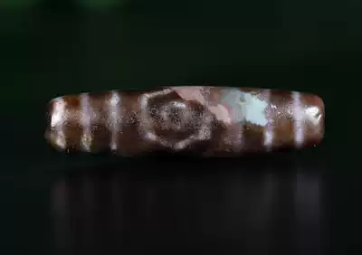 Ancient Beads Tianzhu R8324DC-Tianzhu Beads-West Asia centennial Agate Beads-Three-eyed Tianzhu 5 5cm17 3g