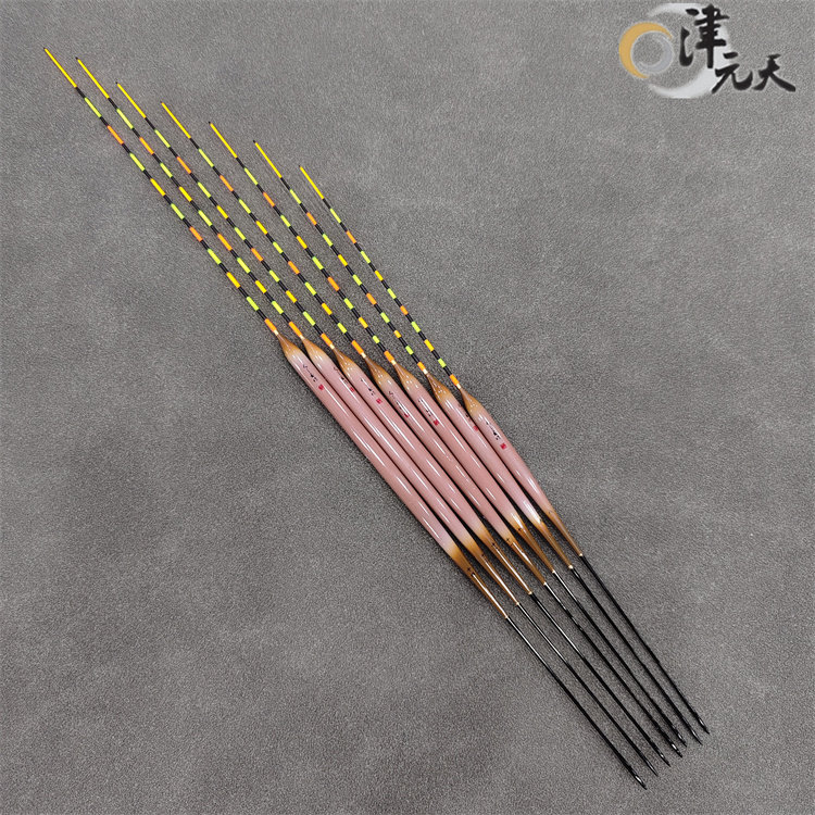 Two pieces of combined hollow tail-Taobao with Japanese hand-floating jade lucky bottom fishing carbon foot