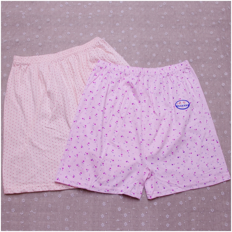 Của phụ nữ cotton cao eo loose boxer trung niên bông đồ lót cotton của phụ nữ kích thước lớn quần short