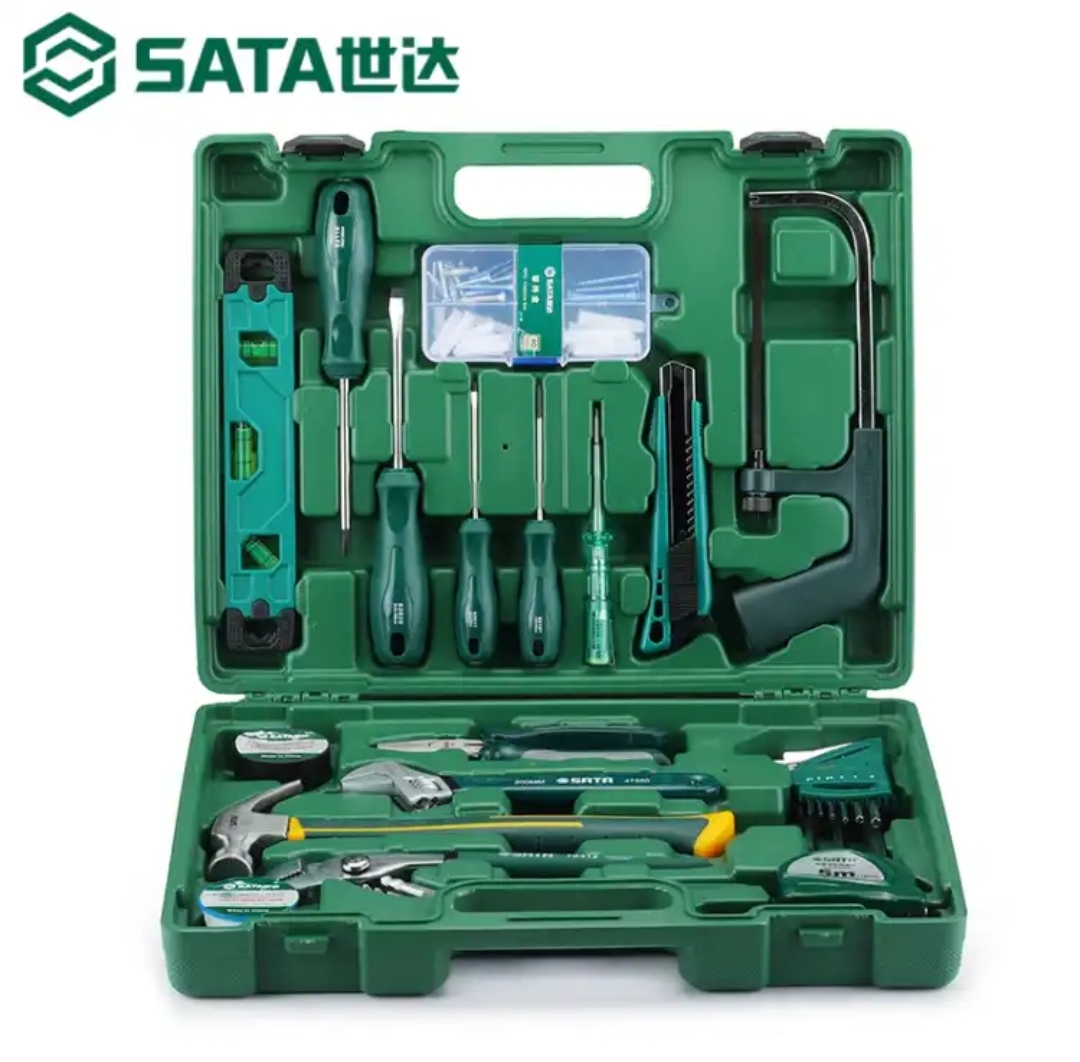 Shida hardware combination set family toolbox screwdriver 25 pieces household pipe repair comprehensive set 05165