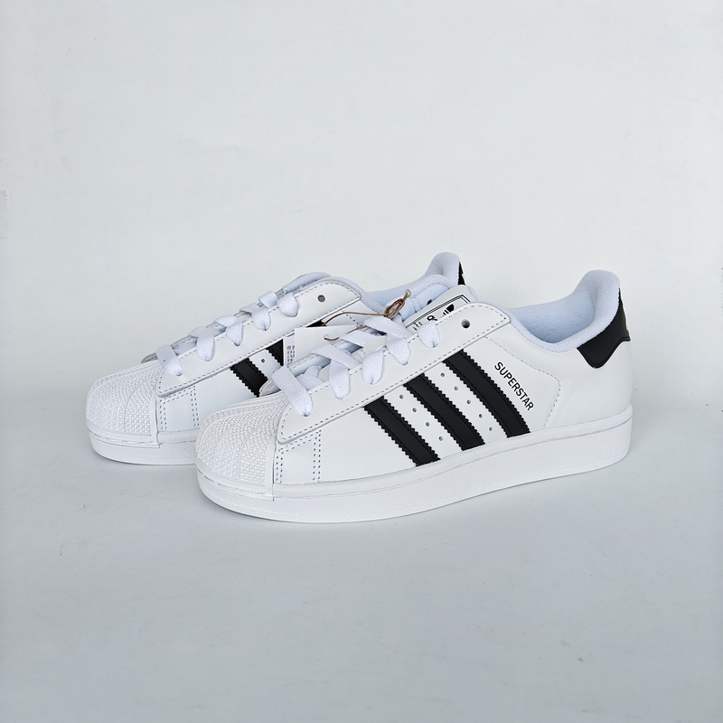 Adidas Superstar 2 Trefoil Shell Toe White and Black Sneakers Ih8659 Jh9976