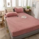 Flannel bed lily một mảnh nhung nhung trải giường 1,5 / 1,8m nhung waff cộng với nhung tấm trải giường nệm bọc bảo vệ - Trang bị Covers