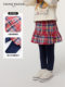 TeenieWeenie Kids小熊童装25年新款女宝宝学院格纹百褶打底裙裤
