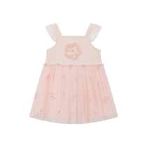 TeenieWeenie Kids 24 summer new baby girl suspender flower mesh dress