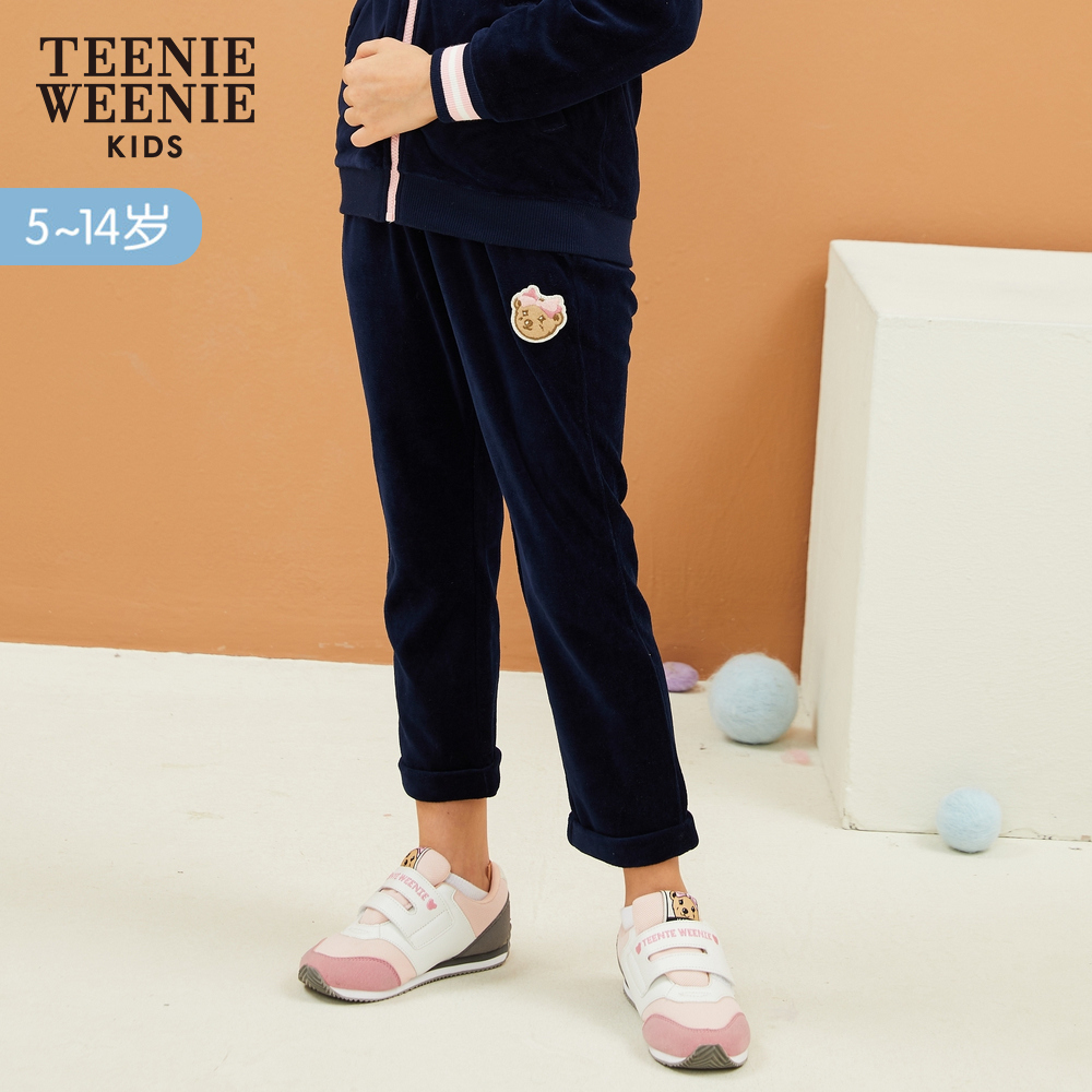 Quần teenie Weenie Kids Kids Baby Girl Pants Thu / Đông Mang trẻ em vừa quần âu.