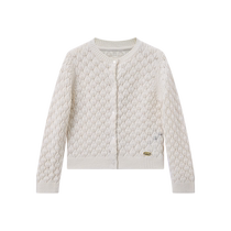 TeenieWeenie Kids Bear Childrens Clothing 24 Autumn New Girls Simple and Generous Wool Sweater Cardigan