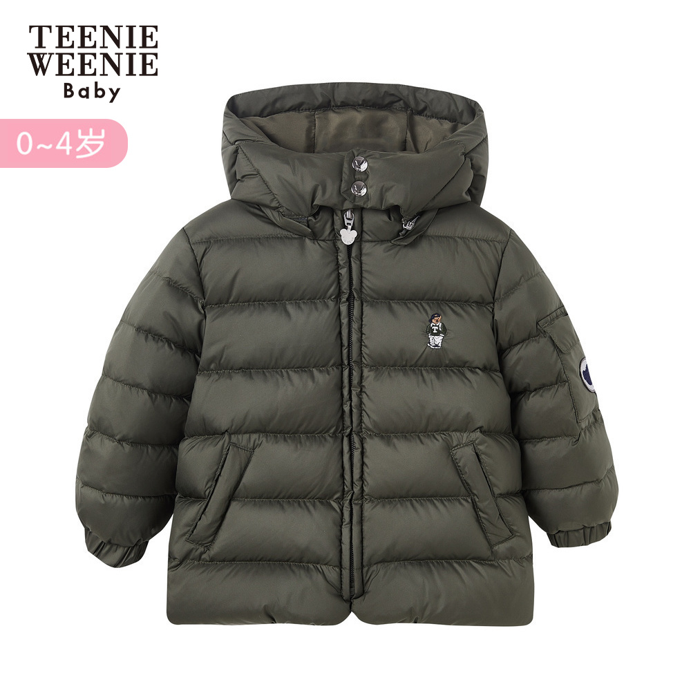 Teenie Weenie Kids Kids Baby Boy xuống áo khoác mùa thu mùa đông Kids ấm Jacket