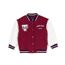 TeenieWeenie Kids Bear Childrens Clothing 23rd Autumn and Winter Baby Girl College Style Baseball Uniform Cotton Jacket