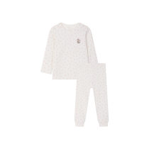 TeenieWeenie Kids Bear childrens clothing 24 spring new baby girls close-fitting home wear long-sleeved suit