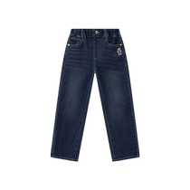 TeenieWeenie Kids Bear Childrens Clothing 24 Fall New Boys Casual Straight Cotton Polyester Stretch Jeans