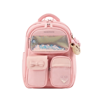 TeenieWeenie Kids 24 spring new style girls 1-3 grade multi-pocket backpack