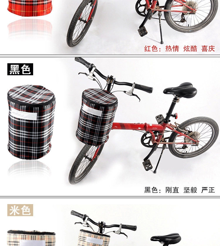 Panier pour vélo en toile - Ref 2260044 Image 11