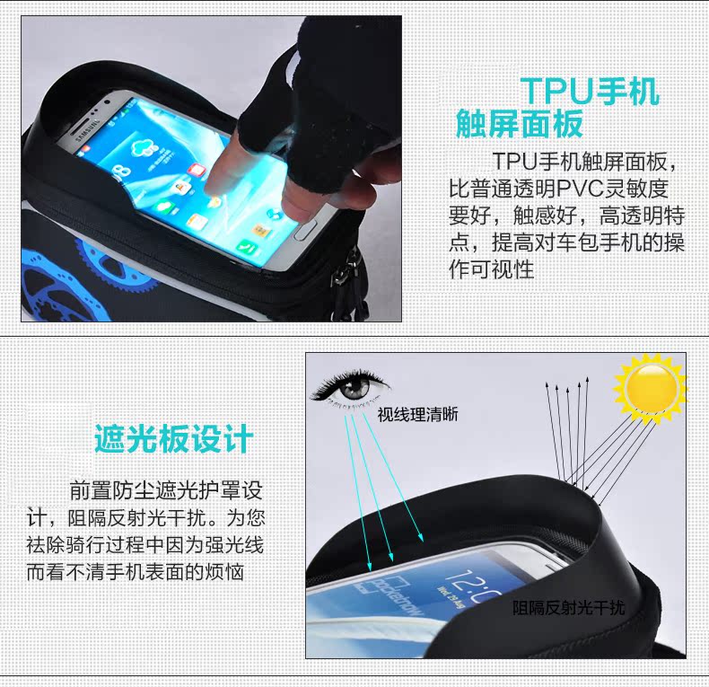 Sacoche pour vélo mixte - Ref 2233323 Image 9