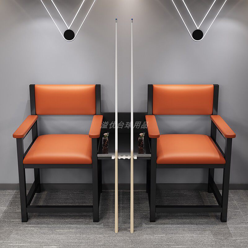 Billiard Hall View Ball Chair Watch Ball Chair Commercial Sofa Table And Chairs Integrated Table Tennis Room Double Rest Seat Factory Straight Hair-Taobao