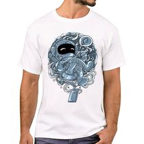 TEEHUB Hot Sales Fashion Vintage Men T-Shirt Astronaut Playi