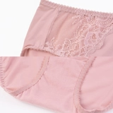 Кружевной красный оберег на день рождения, нижнее белье, сексуальные штаны, трусы, средняя посадка, 2W