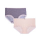 Q Embry cotton bottom crotch underwear set Women's mid-waist briefs EP1039C