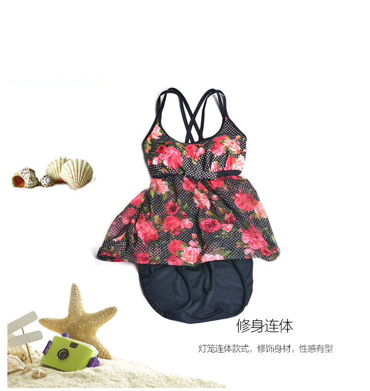 Embrys E-BRA Váy in hình áo tắm một mảnh Beauty Back Lathering Spa Áo tắm KS0155 - Bộ đồ bơi One Piece đồ bơi nữ liền thân
