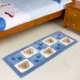 Ưu đãi đặc biệt Huiduo chính hãng dải thảm bếp da lộn thảm phòng ngủ phòng tắm thảm chống trượt chân miếng đệm máy có thể giặt - Thảm sàn