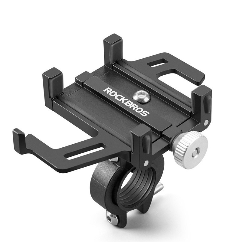 Lock Brothers Aluminum Alloy Mountain Bike Mobile Phone Rack Electric Car Motorcycle Takeaway Navigation Bracket Fixed Clip-Taobao