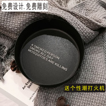 Creative personality ktv stainless steel large customized multi-functional restaurant bar internet cafe internet cafe hotel clear bar ashtray