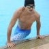 Quần bơi nam đầu gối thể thao năm điểm quần bơi bền nam Đồ bơi nam thể thao chuyên nghiệp quần bơi đồ bơi người lớn Nam bơi đầm