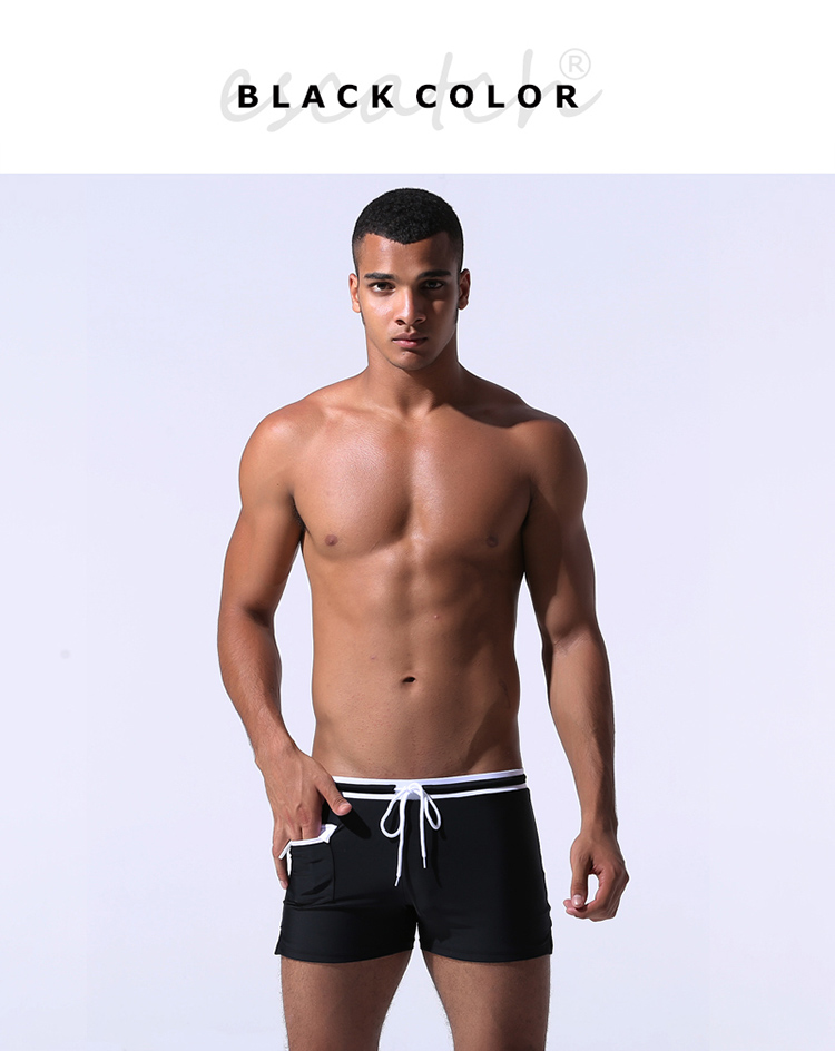 Đồ bơi nam boxer suối nước nóng quần bơi chuyên nghiệp thể thao thời trang kích thước lớn đồ bơi thủy triều nam bơi bốn tốc độ khô quần bơi nam sexy