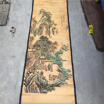 Antique Making Old Character Painting Country Painting Celebrity Landscape Painting Living Room Office Decoration Middle Hall Painting Scroll Painting Collection Tang Trigu