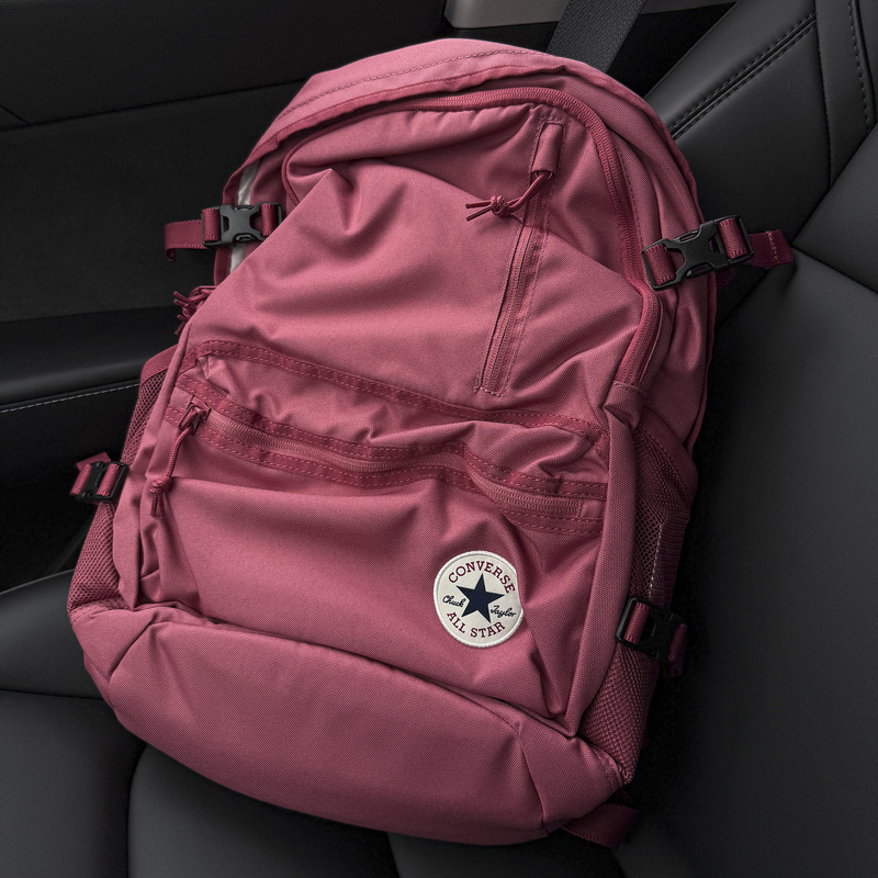 Authentic Converse Converse New Backpack Strawberry Bear Pink Student Canvas School Bag 10021138-A29