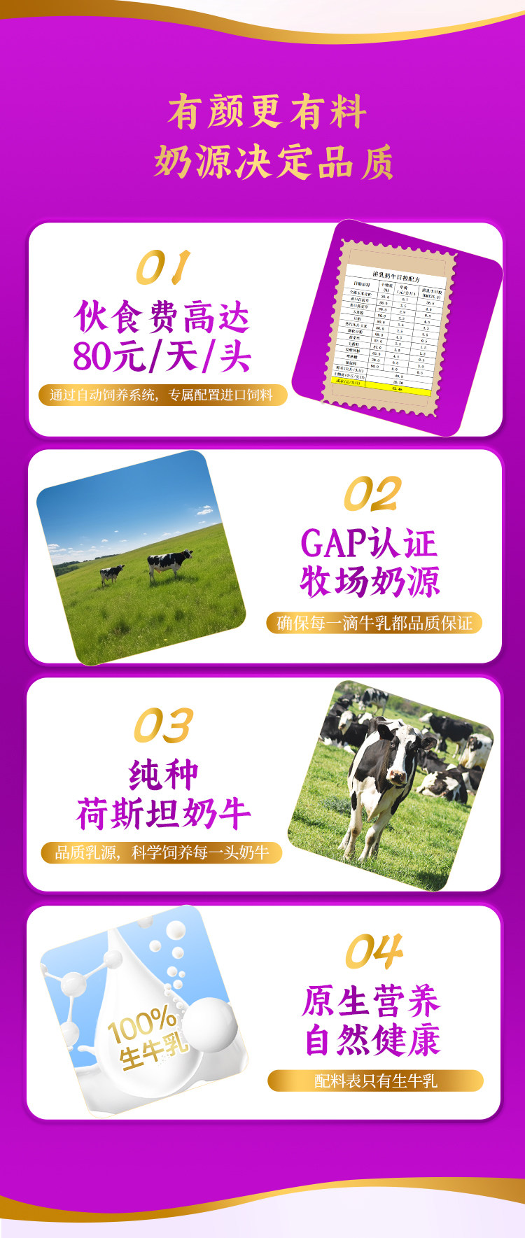 安享好物 安享B级纯奶-卫岗至淳 A2纯牛奶 国标 