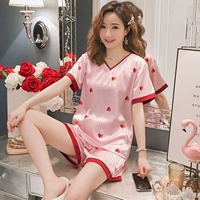 168003 V -neck Pit Strip Peach Heart Pink