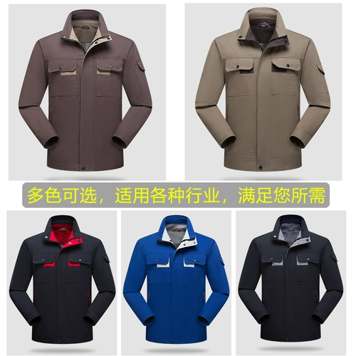 Хлопковая износостойкая униформа, демисезонный хлопковый комбинезон