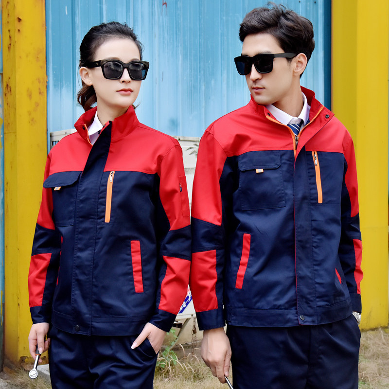 Steam Repair Repair Service Long Sleeve Workwear Suit of men and women Abrasion Resistant Electric Welding Labor-wear Factory Workshop Overalls Customized