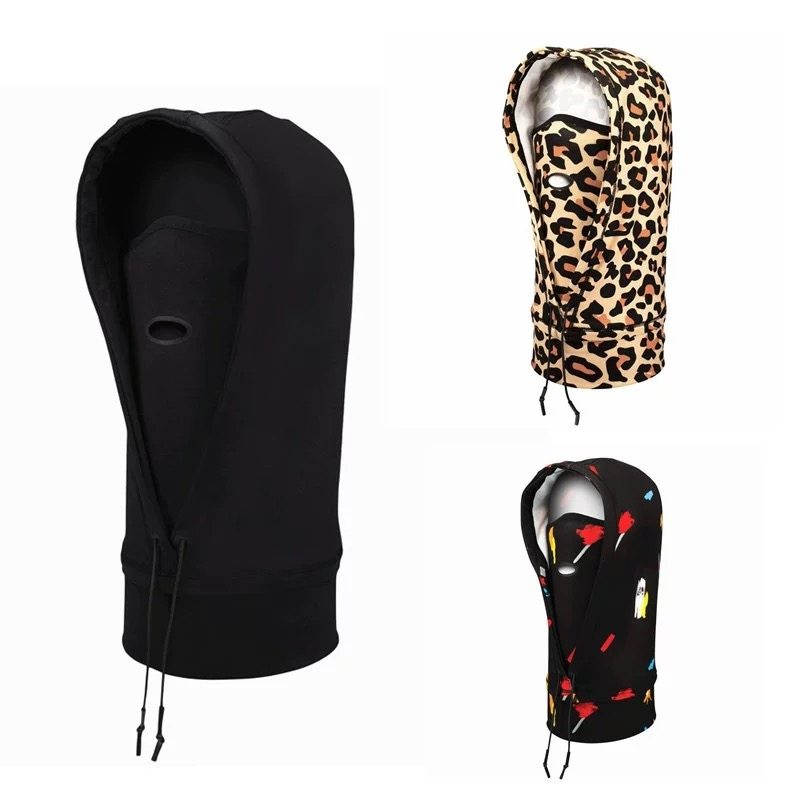Anshan Pole speed Airhole Veneer Ski face mask BAO WEN sleeve head warm windproof orange color black