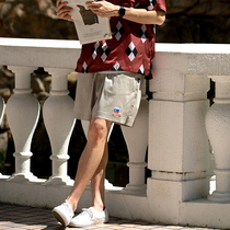 UrbanStandard Japanese five-point shorts mens summer thin loose seersucker casual sports shorts