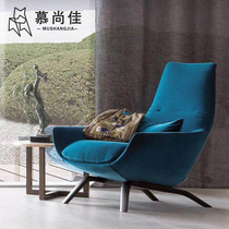 Nordic Soft Bag Fashion Single Sofa Chair High Backrest Sloth Sofa Chair Decent Board Room Bedroom Balcony Casual Deck Chair