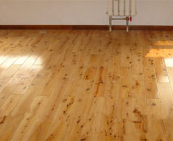 Factory direct affordable For Home Environmental-Friendly pure solid wood log floor cedar floor bright Beijing package installation