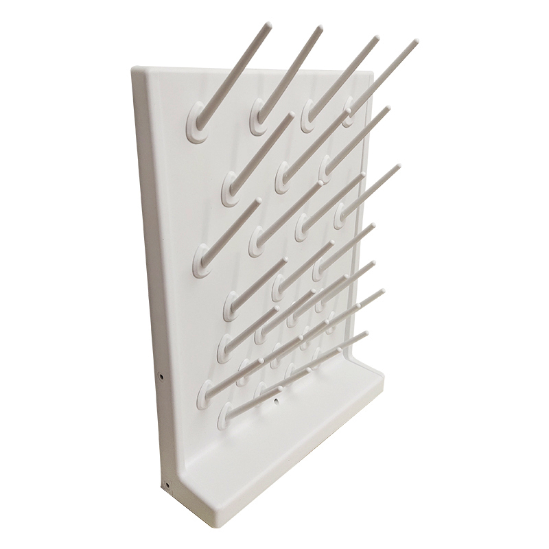 Stainless steel drip rack sink table chemical laboratory drain rack 52 stick utensils single-sided PP beaker 27 sticks