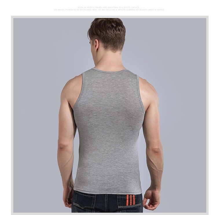 Áo vest nam, thủy triều mùa hè, mặc bóng rổ, cá tính hoang dã, mặc vest thấm mồ hôi, áo mới, giỏ tập - Lót áo thun 3 lỗ nam