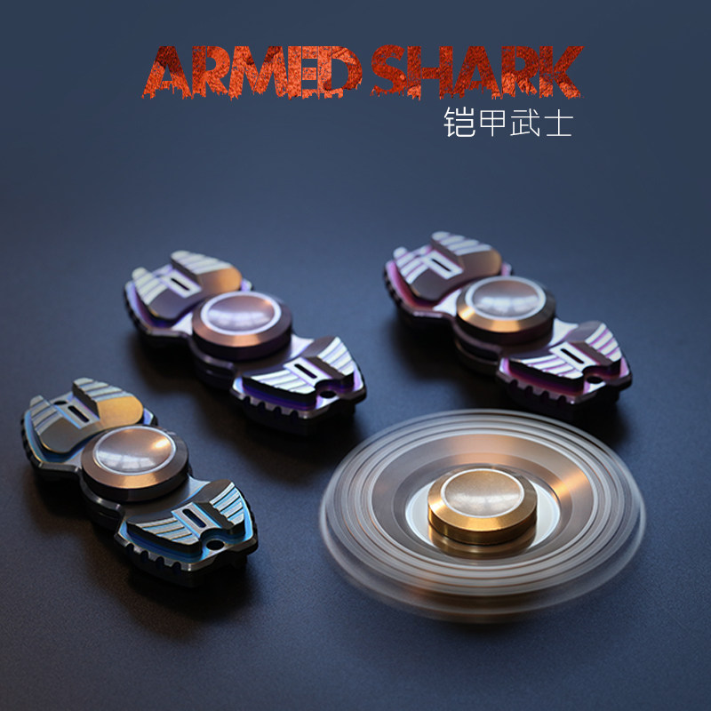 Combat Shark Armor Warrior Fingertips Top EDC Titanium Alloy DIY Pure Copper Finger Tops American Adult Toys