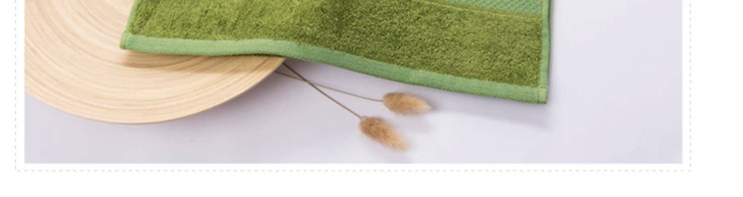 Ching Ying Jie Li Yalan thêu chiếc khăn mềm, thấm khăn rửa khăn unisex đơn chiếc váy màu xanh lá cây - Khăn tắm / áo choàng tắm khăn mặt cao cấp
